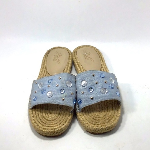 Badgley Mischka Jewel Kyra Espadrille Sandal Size 10. - Picture 5 of 11